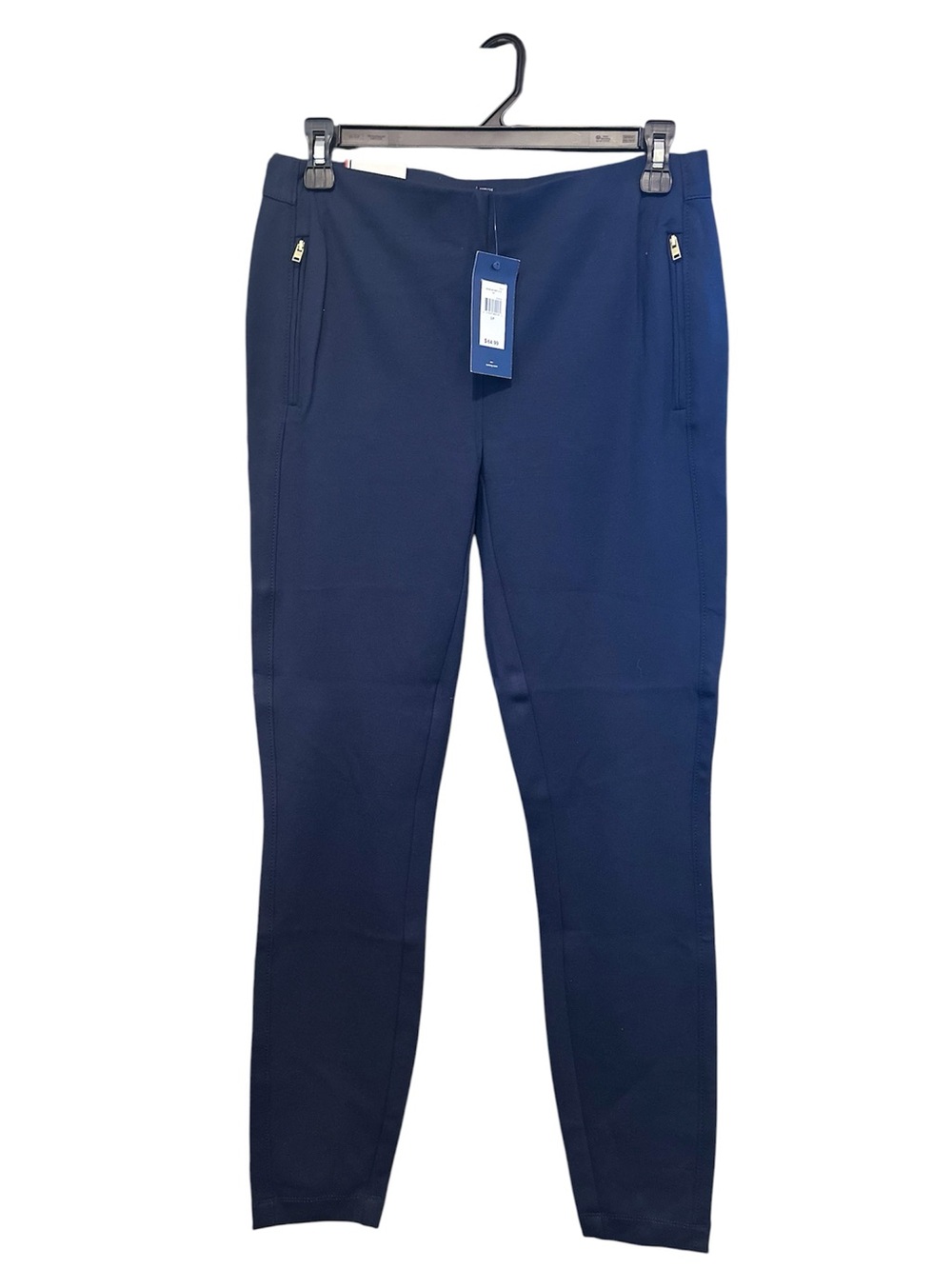 Tommy Hilfiger Navy Stretch Leggings with Zip Pockets